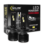 Автолампа Solar LED H4 12/24V 130W 11000Lm 6500K CSP3570 2шт 