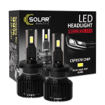 Автолампа Solar LED H7 12/24V 130W 11000Lm 6500K CSP3570 2шт 