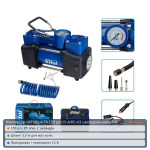 Компрессор ViTOL K-74 150psi/15Amp/85л/2 цилиндра/шланг 3,0,м/прикур.+переходник