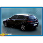 ALFA ROMEO 147 5D / 3D (2000-2010) Нижня кромка кришки багажника (нерж.) - Omsa Line