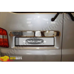 VW T5 Caravelle (2003-) Нак-ка над номером на багажник (нерж.) - 2-дверні. - Omsa Line