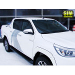 Дефлектори вікон для Тойота Hilux Double Cab 2015- - SIM