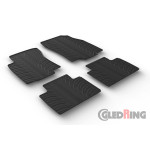 Резиновые коврики Gledring для Renault Koleos (mkII) 2017> 