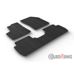 Гумові килимки Gledring для Peugeot 5008 (mkII) 2017>