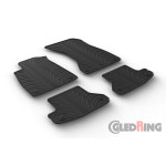 Резиновые коврики Gledring для Audi A5 (coupe)(mkII) 2017>