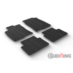 Резиновые коврики Gledring для Honda Civic (sedan/хетчбек (mkX) 2017>