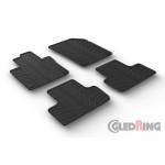 Резиновые коврики Gledring для Volvo XC60 (mkII) 2017> (automatic)