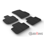 Резиновые коврики Gledring для BMW X3 (mkII) 2017> automatic