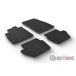 Резиновые коврики Gledring для Ford Fiesta (mkVIII) 2017-