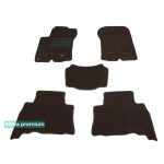 Двошарові килимки для Lexus GX460 (1-2 ряд) (mkII) 2009 → 10mm Chocolate Sotra Premium