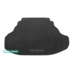 Коврик в багажник для Тойота Camry (XV50)(mkVII) 2012-2017 - текстиль Classic 7mm Grey Sotra