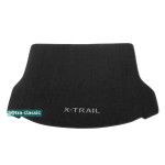 Килимок в багажник Nissan X-Trail (T32) (mkIII) 2014 → - текстиль Classic 7mm Black Sotra