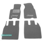 Двошарові килимки для Jeep Grand Cherokee (WJ) (mkII) 1999-2004 Grey Sotra Premium 10mm