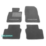 Двошарові килимки Grey для Mazda CX-3 (mkI) 2015> Sotra Premium 10mm