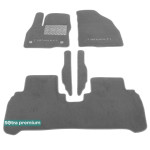 Двошарові килимки Grey для Chevrolet Bolt EV (mkI) 2016> Sotra Premium 10mm