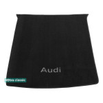 Двошарові килимки Black для Audi Q8 (mkI) (багажник) 2018> Sotra Classic 7mm