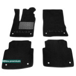 Двухслойные коврики Black для Jaguar I-Pace (mkI) 2018> Sotra Premium 10mm