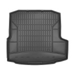 Резиновый коврик в багажник  для Skoda Octavia (седан)(mkII) 2004-2013 (без доп. грузовой полки)(багажник) Frogum