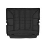 Резиновый коврик в багажник  для Opel Zafira B (7 мест)(mkII) 2005-2014 (сложенный 3й ряд)(багажник) Frogum 