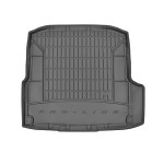 Резиновый коврик в багажник  для Skoda Octavia (универсал)(mkIII) 2013-2020 (с нишей справа)(багажник) Frogum