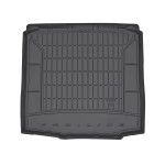 Резиновый коврик в багажник  для Skoda Fabia (универсал)(mkII) 2006-2014 (без доп. грузовой полки)(багажник) Frogum