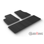 Резиновые коврики Gledring для Tesla Model S 2016→
