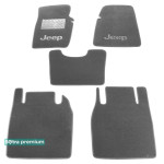 Двошарові килимки Sotra Premium 10mm Grey для Jeep Cherokee (XJ) (mkII) 1998-2001