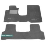 Двошарові килимки Grey для Honda CR-V (mkIII) 2007-2011 Sotra Premium 10mm