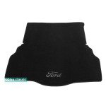 Двошарові килимки Black для Ford Fusion (mkII) (багажник) 2013> Sotra Classic 7mm