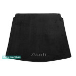 Двошарові килимки для Audi A4 (седан) (B8) (багажник) 2008-2015 10mm Black Sotra Premium