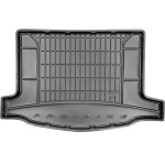 Резиновый коврик в багажник  для Honda Civic (5дв. хетчбек)(mkIX) 2011-2017 (верхняя полка)(багажник) Frogum 