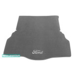 Двошарові килимки Grey для Ford Fusion (mkII) (багажник) 2013 → Sotra Premium 10mm