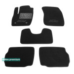 Двухслойные коврики Black для Ford Mondeo (mkV) 2014→ Sotra Premium 10mm