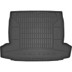 Гумовий килимок в багажник для Citroen C5 (седан) (mkII) 2008-2017 (без дворівневого статі) (з бічними нішами) - Frogum