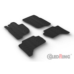 Резиновые коврики Gledring для Mitsubishi L200 (mkV) 2015→