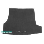 Двошарові килимки Grey для Skoda Superb (B5) (mkI) (багажник) 2001-2008 Sotra Premium 10mm