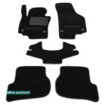 Двухслойные коврики Black для Seat Leon (mkII) 2005-2012 Sotra Premium 10mm