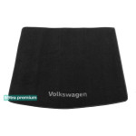 Двухслойные коврики Black для Volkswagen Tiguan (mkII)(багажник) 2016→ Sotra Premium 10mm 