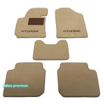 Двошарові килимки Hyundai Elantra (MD)(mkV) 2011-2015 - Premium 10mm Beige Sotra