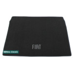 Коврик в багажник Fiat Doblo (mkII) 2010> - текстиль Classic 7mm Black Sotra 