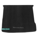 Килимок в багажник Mercedes-Benz GLE-Class / M-Class (W166) 2012> - текстиль Classic 7mm Black Sotra