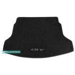 Килимок в багажник Honda CR-V (mkIV) 2012-2016 - текстиль Premium 10mm Black Sotra