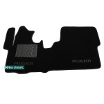 Двошарові килимки Peugeot Traveller (1 ряд) 2017> - Classic 7mm Black Sotra