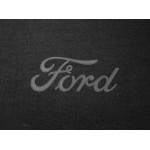 Коврик в багажник Ford Tourneo Connect (mkI)(сложенный 2й ряд) 2002-2013 - текстиль Classic 7mm Black Sotra