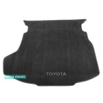 Килимок в багажник для Тойота Corolla (E170) 2014 → - текстиль Classic 7mm Grey Sotra
