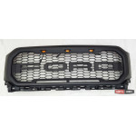 Ford F150 Mk14 2021+ радіаторна решітка з LED вогнями в стилі Raptor без камери KRN - 2021