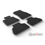 Резиновые коврики для BMW X5 (G02) 2018-> Gledring  
