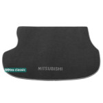 Килимок в багажник Mitsubishi Outlander (mkI) 2001-2008 - текстиль Classic 7mm Grey Sotra