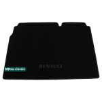 Килимок в багажник Renault Megane (5-дв. Хетчбек) (mkII) 2002-2009 - текстиль Classic 7mm Black Sotra