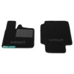 Двухслойные коврики Smart ForTwo (A450-W450) 1998-2006 - Classic 7mm Black Sotra